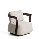 TAMARIS brown aluminium outdoor armchair
