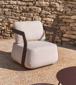 TAMARIS brown aluminium outdoor armchair