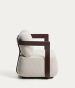 TAMARIS brown aluminium outdoor armchair