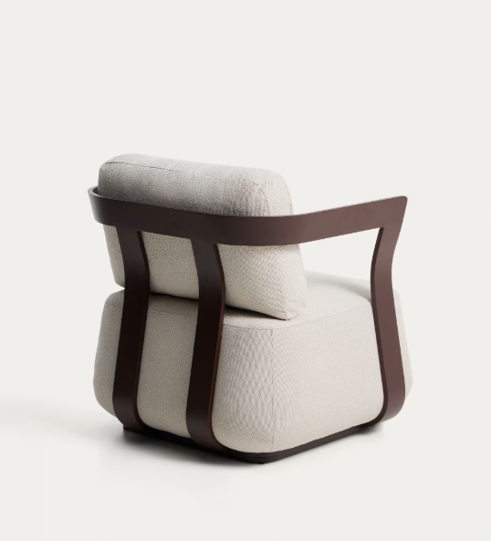 TAMARIS brown aluminium outdoor armchair