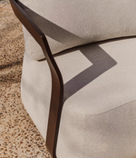 TAMARIS brown aluminium outdoor armchair
