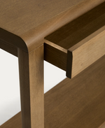 ARELIDA Komoda od hrastovog furnira i masivnog hrastovog drva sa svijetlosmeđom završnom obradom 112 x 80 cm.