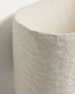 BEDALA Bijela stolna lampa od papier-mâchéa