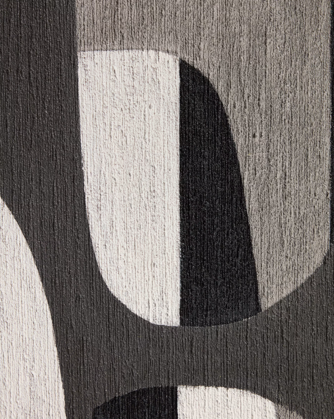 ONURE Crno-bijela apstraktna slika 60 x 90 cm