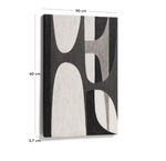ONURE Crno-bijela apstraktna slika 60 x 90 cm