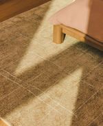 ELODA Tepih od vune i viskoze boje senfa 200 x 300 cm