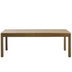 ARELIDA Stol od hrastovog furnira i masivnog hrastovog drva sa svijetlosmeđom završnom obradom 200 x 100 cm FSC Mix Credit