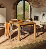 ARELIDA Stol od hrastovog furnira i masivnog hrastovog drva sa svijetlosmeđom završnom obradom 200 x 100 cm FSC Mix Credit