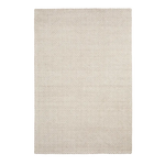 CALIRA Beige woven jacquard wool rug 300 x 200cm
