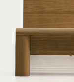 ARELIDA bed made of oak veneer and solid oak wood