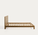 ARELIDA bed made of oak veneer and solid oak wood