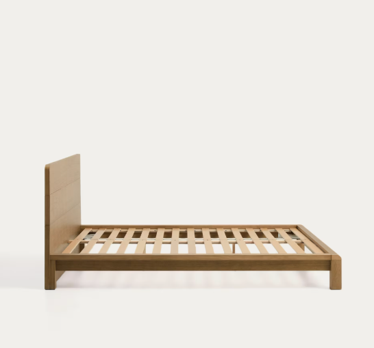 ARELIDA bed made of oak veneer and solid oak wood
