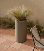AIGUABLAVA grey cement planter Ø 42cm