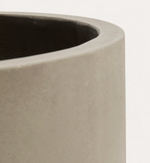 AIGUABLAVA grey cement planter Ø 42cm