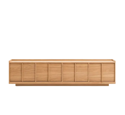 ONIX TV stalak s furnirom od hrasta u prirodnoj boji, 200 x 45 cm