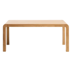 ERISIA EIextendable table in solid oak wood with a natural tone finish 180 (230) x 90 cm FSC 100%.