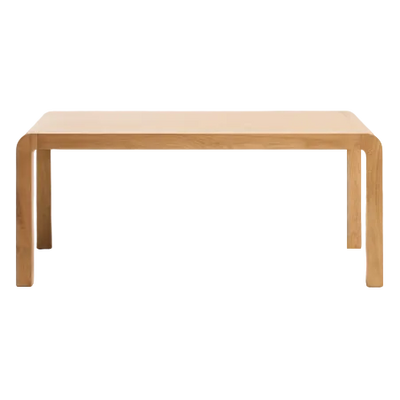 ERISIA EIextendable table in solid oak wood with a natural tone finish 180 (230) x 90 cm FSC 100%.