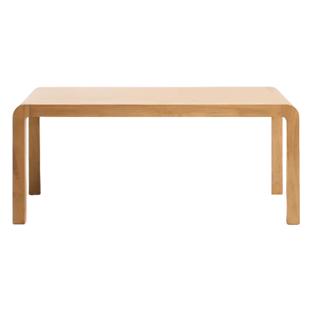ERISIA EIextendable table in solid oak wood with a natural tone finish 180 (230) x 90 cm FSC 100%.