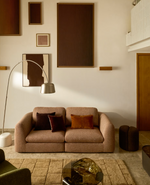 VERA terracotta 3-seater sofa 230 cm FSC Mix Credit