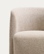 CORVENA Chair in beige chenille
