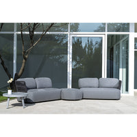 LENA Modular outdoor set of two sofas, one corner and coffee table