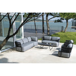 LENA Outdoor set of two armchairs, sofa and coffee table