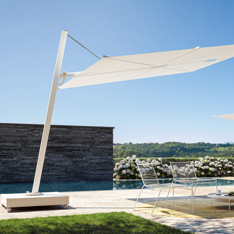 SPECTRA Cantilever umbrella 3 m square, forward 80°