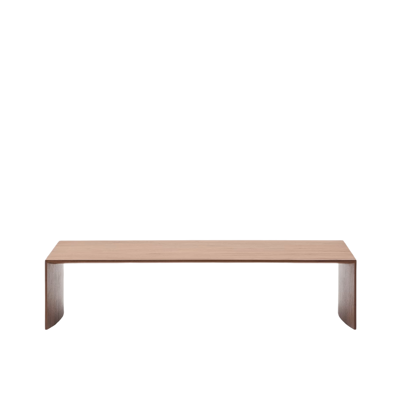 LITTO Coffee table with a natural colour finish, 140 x 70 cm