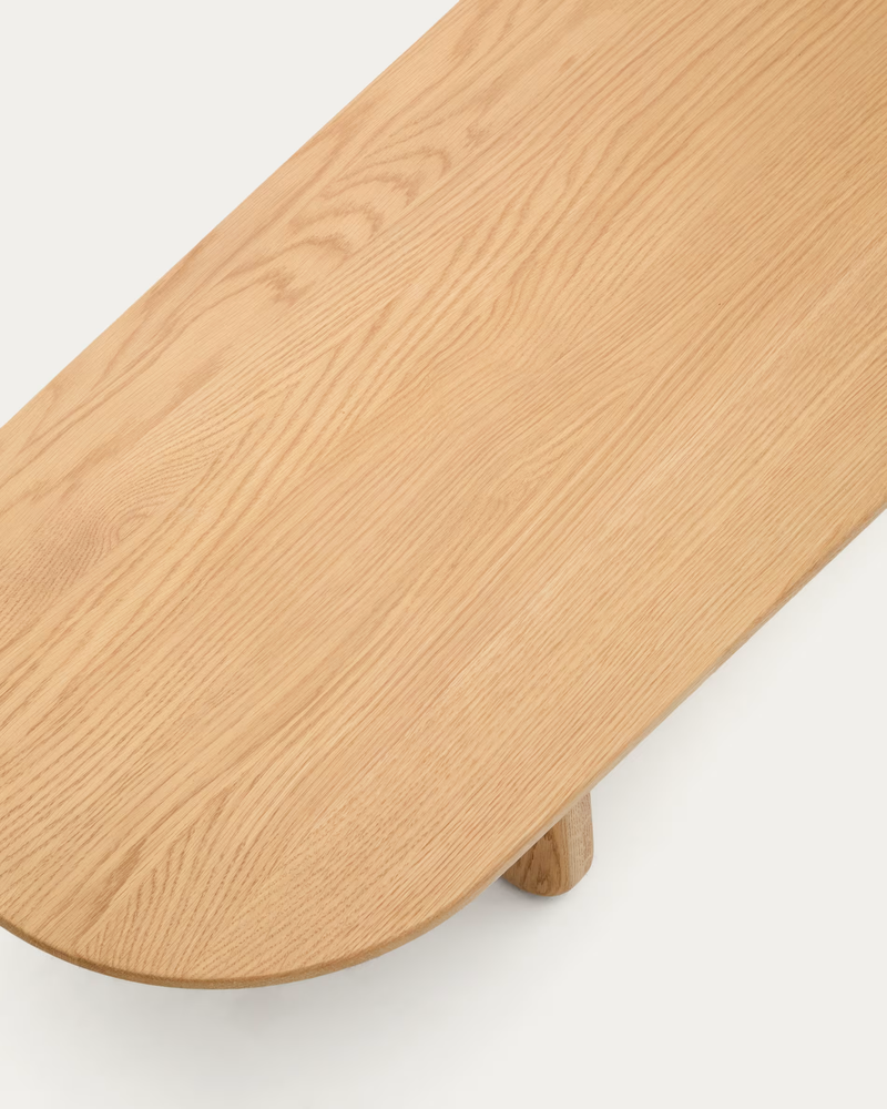 PIRITA Niski stol od čvrstog hrasta