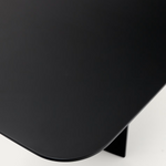 LITTO Crni, lakirani MDF stol