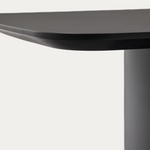 LITTO Crni, lakirani MDF stol