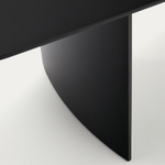 LITTO Crni, lakirani MDF stol