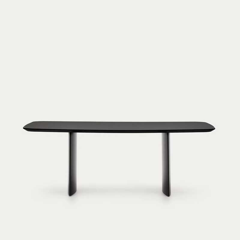 LITTO Crni, lakirani MDF stol