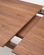ELAN Extendable table in veneer and solid walnut wood