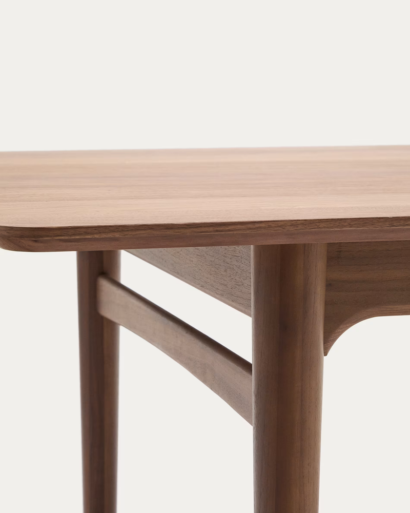 ELAN Extendable table in veneer and solid walnut wood