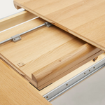 JONDAL Stol na razvlačenje od punog drva i hrastovog furnira 100% FSC, 200 (280) cm x 100 cm