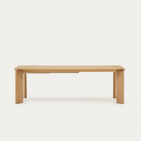 JONDAL Extendable table made of solid wood and oak veneer 100% FSC, 240 (320) cm x 100 cm