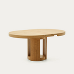 ARTIS Okrugli stol na razvlačenje u punom drvu i hrastovom furniru