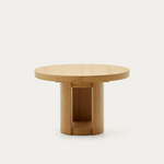 ARTIS Okrugli stol na razvlačenje u punom drvu i hrastovom furniru