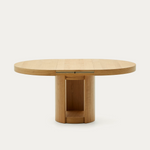 ARTIS Okrugli stol na razvlačenje u punom drvu i hrastovom furniru