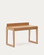 ARANDU Desk in solid ash veneer and wood 120 x 60 cm
