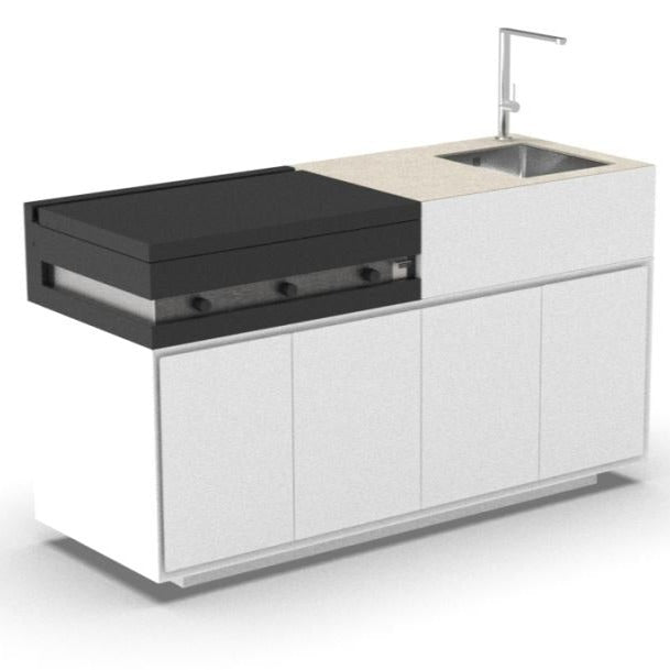 TIKAL Vanjska kuhinja, roštilj + sudoper