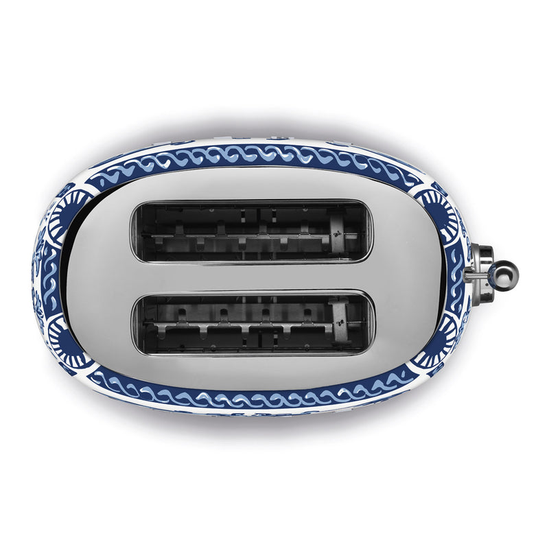 50's STYLE BLU MEDITERRANEO Toster s dva otvora