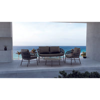 NETA Outdoor set of one sofa, two armchairs and coffee table