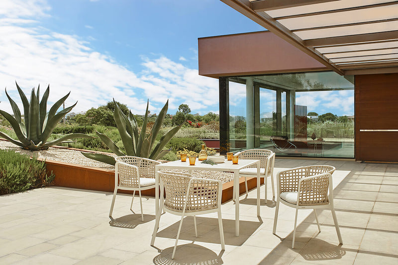 TERRAMARE Outdoor gornji četvrtasti stol od porculanskog kamena za 8 sjedećih mjesta