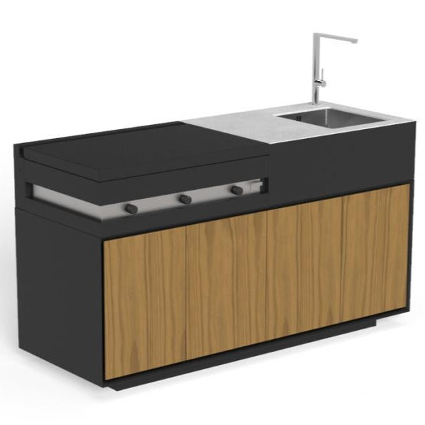 TIKAL Vanjska kuhinja, roštilj + sudoper