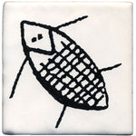 IVY Outdoor coffee table with tiles with fish or scrabble