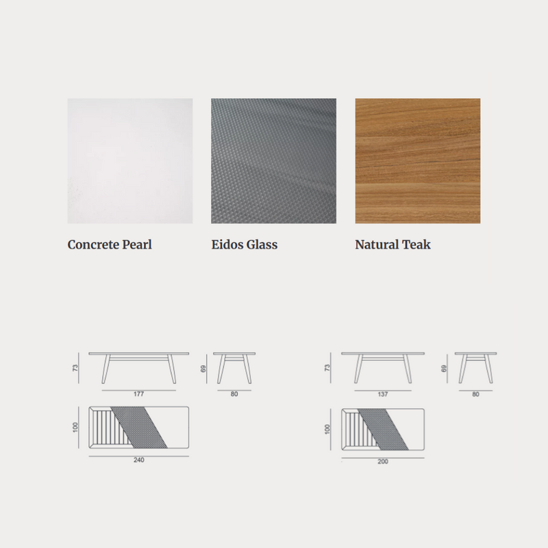 EIDOS 133/134 Rectangular table