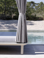 SUNMOON Vanjska ležaljka za dvoje sa zavjesama