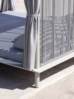 SUNMOON Vanjska ležaljka za dvoje sa zavjesama